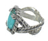 Genuine Sterling Silver And Turquoise Ring Size 6-1/2 RX62024